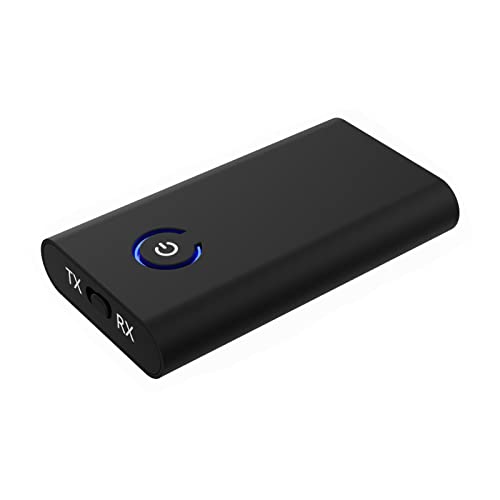 WLAN-Sender TX/RX-Modus Wide Kompatibilität Zwei-in-Eins-Bluetooth-kompatibler 5.2 Wireless Receiver Sender für CAR TV-Laptop Schwarz von Roadoor