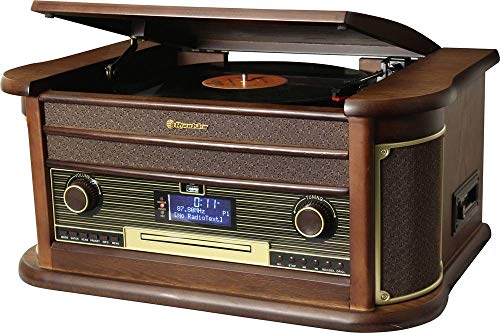 Roadstar HIF-1996D+BT Wood Turntable – Turntable (Wood, 33.45.78 RPM, DAB,DAB+,FM, 40 W, CD,CD-R,CD-RW, Fast Backup, Program, Random Repeat) Roadstar HIF-1996D+BT Wood Turntable – Turntable (Wood, 33.45.78 RPM, DAB,DAB+,FM, 40 W, CD,CD-R,CD-RW, Fast Backup, Program, Random Repeat) von Roadstar