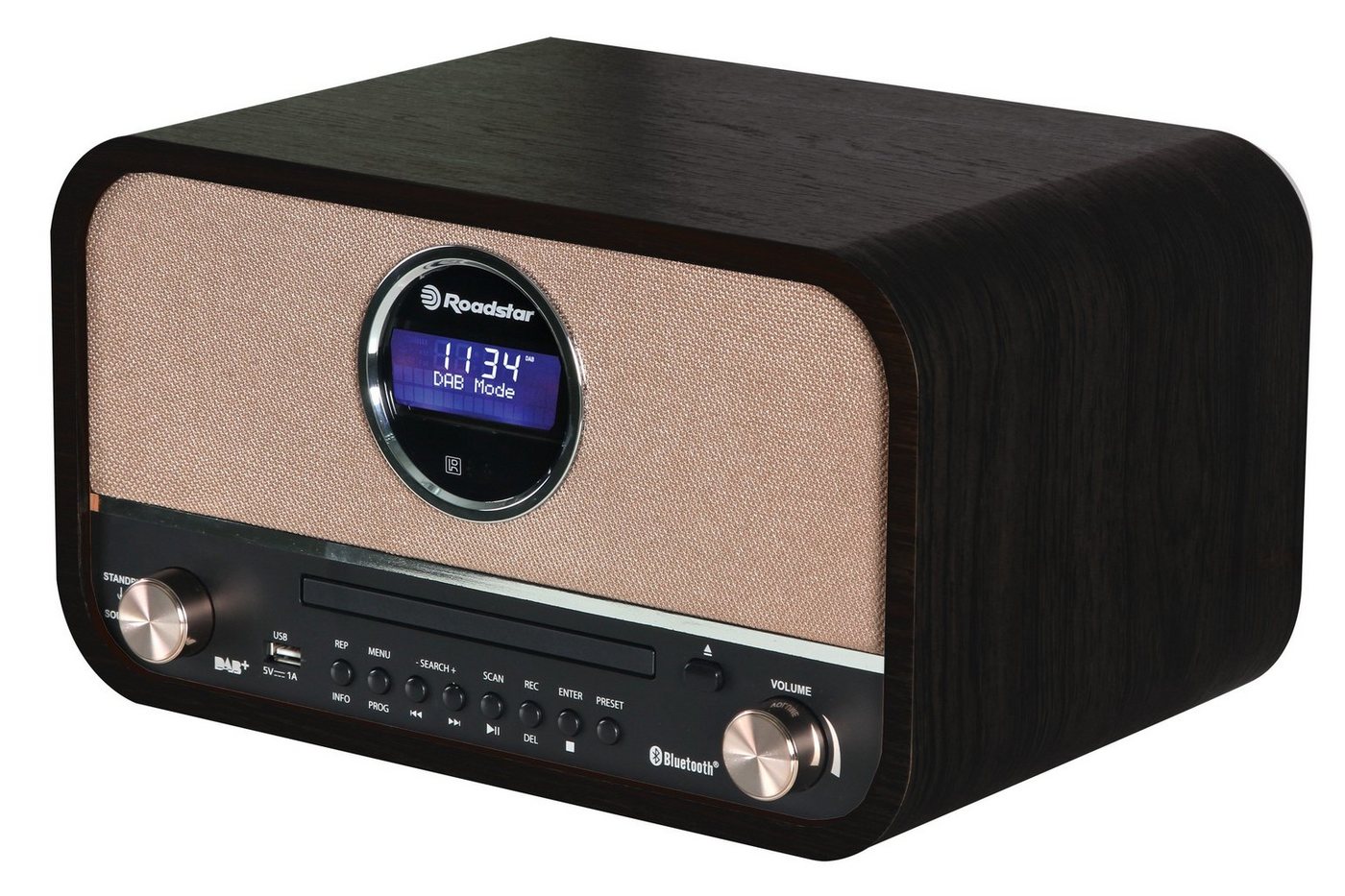 Roadstar HRA-1782N D+BK Radio - klassisch, DAB+, FM und RDS Tuner Radio von Roadstar