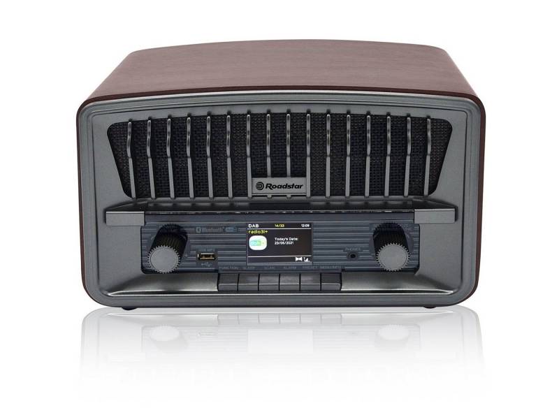 Roadstar HRA-270 D+BT Retro-Radio (Retro-Radio mit DAB+/FM, Bluetooth, USB/MP3-Player) von Roadstar