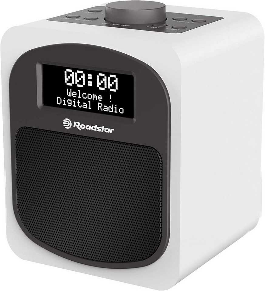 Roadstar HRA-600D+ Uhrenradio Wecker mit DAB+/DAB/UKW Tuner Kopfhörerausgang Digitalradio (DAB) von Roadstar
