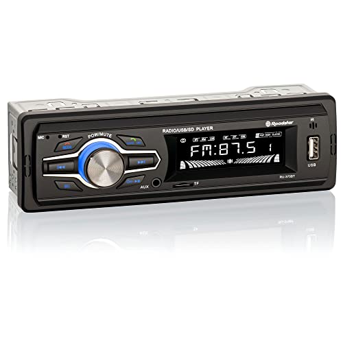 Roadstar RU-375BT Digitales Autoradio AM/FM, Bluetooth-Freisprecheinrichtung, Stereo-Autoradio, USB-Anschluss, TF-Kartenleser, MP3-Player, LCD-Bildschirm, Fernbedienung von Roadstar