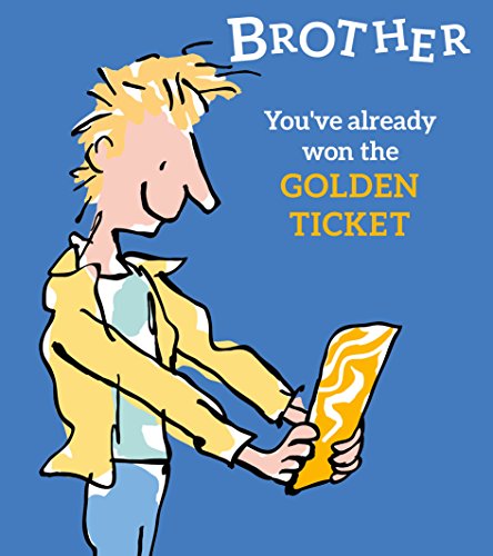 Roald Dahl rd014 Brother Charlie Golden Ticket Karte von Roald Dahl