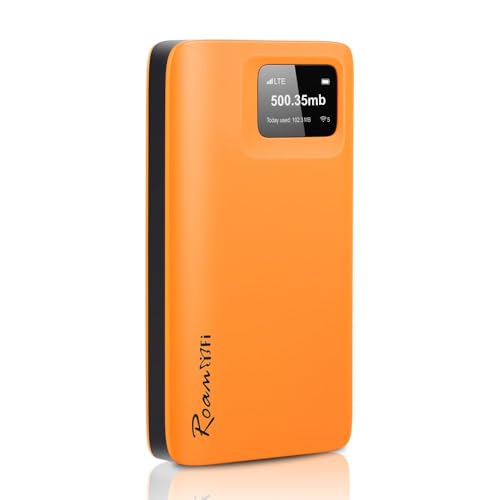 RoamWiFi 4G LTE Portable WiFi Modem mobiler WLAN-Router Hotspot – 50GB EU, 1GB global, 60 Tage, 10 Geräte, 170 Länder, kein Vertrag/SIM, für Reise/Home/Gaming. RoamWiFi 4G LTE Portable WiFi Modem mobiler WLAN-Router Hotspot – 50GB EU, 1GB global, 60 Tage, 10 Geräte, 170 Länder, kein Vertrag/SIM, für Reise/Home/Gaming. von RoamFi