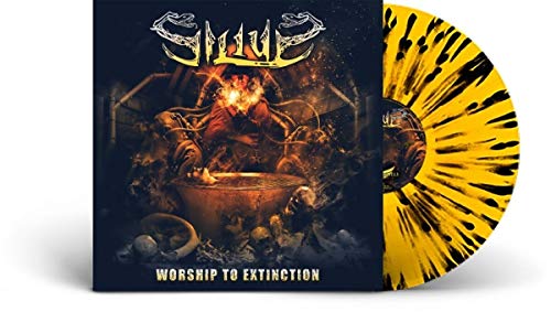 Worship to Extinction (Yellow/Black Splatter Vinyl [Vinyl LP] von Roar! Rock of Angels Records Ike (Soulfood)