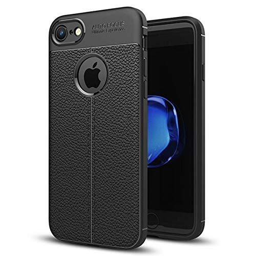 Roar Backcover Hülle für iPhone 8 Handyhülle Schutzhülle Silikon Case Cover TPU Silikonhülle Ultra-Dünn, Schwarz von Roar