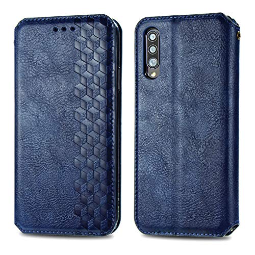 Roar Handy Hülle für Samsung Galaxy A50, PU Leder Flip Case Tasche mit 3D Motiv, Elegante Unisex Klapphülle mit Kartenfach, Ständer und Magnet-Verschluss | Blau von Roar