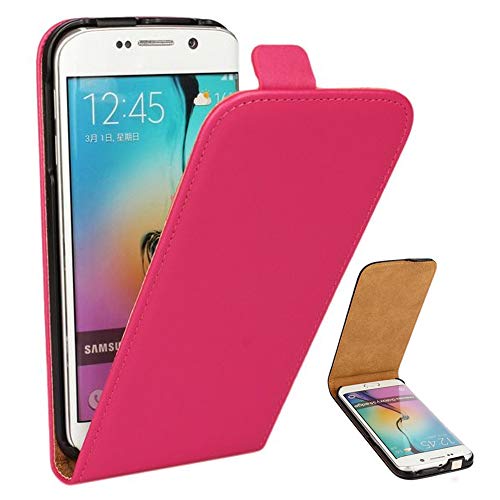 Roar Handy Hülle für Samsung Galaxy Alpha Handyhülle Pink, Flipcase Schutzhülle Tasche für Samsung Galaxy Alpha, PU Lederhülle mit Magnetverschluß von Roar