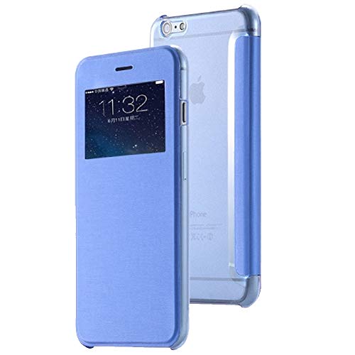 Roar Handy Hülle für iPhone 5c, Hülle mit Fenster, Ultra Slim Flip Case Wallet, Ohne Magnet | Royal Blau von Roar
