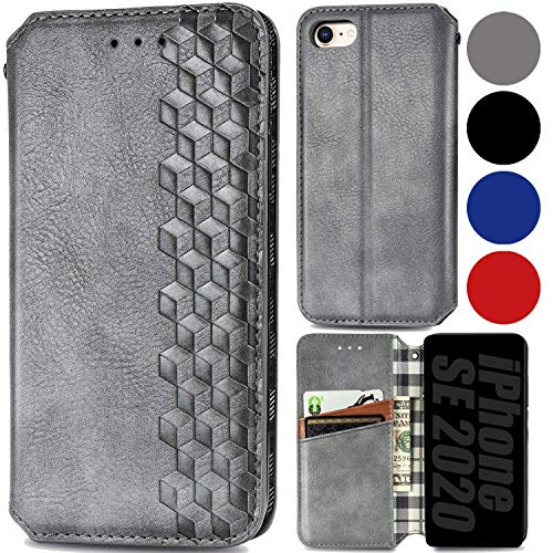 Roar Handyhülle für iPhone SE 2020 Hülle iPhone SE 2020 | Premium Book Case Flip Tasche mit Magnet Kartenfach Standfunktion | Grau Roar Handyhülle für iPhone SE 2020 Hülle iPhone SE 2020 | Premium Book Case Flip Tasche mit Magnet Kartenfach Standfunktion | Grau von Roar