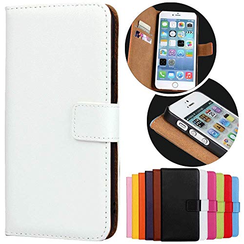 Roar Handyhülle für iPhone 4 4S Hülle Klappbar Magnetisch mit Kartenfach Klapphülle Tasche Flip Case Wallet Etui Schutzhülle, Weiss Roar Handyhülle für iPhone 4 4S Hülle Klappbar Magnetisch mit Kartenfach Klapphülle Tasche Flip Case Wallet Etui Schutzhülle, Weiss von Roar