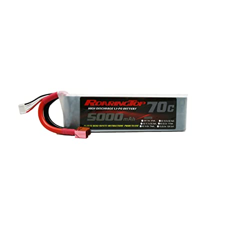 Roaring Top 11.1V 5000mAh 3S 70C RC Batterien Lipo Hardcase Akku mit Deans Anschluss für RC Flugzeug DJI Quadcopter RC Flugzeug RC Hubschrauber RC Auto LKW Boot von Roaring Top