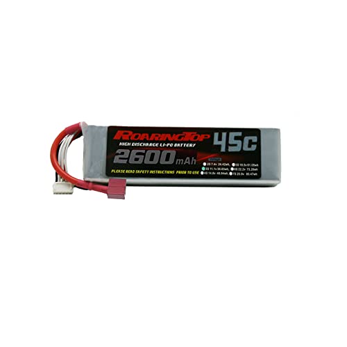 RoaringTop 11.1V 2600mAh 3S 45C RC Batterien Lipo Battery RC Hardcase Lipo Akku Pack Mit Deans Anschluss Für RC Auto RC Boot RC Truck Heli Flugzeug von Roaring Top