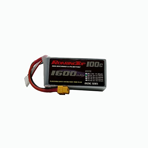 Roaring Top 1600mAh 100c 3s Lipo Battery Lipo Akku Anschluss für RC Auto 11.1v Roaring Top 1600mAh 100c 3s Lipo Battery Lipo Akku Anschluss für RC Auto 11.1v von RoaringTop