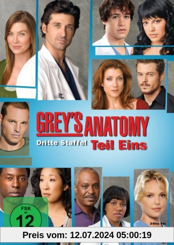 Grey's Anatomy - Die jungen Ärzte - Dritte Staffel, Teil 1 (3 DVDs) von Rob Corn