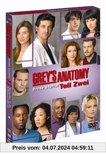 Grey's Anatomy - Die jungen Ärzte - Dritte Staffel, Teil 2 (4 DVDs) von Rob Corn