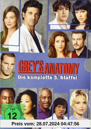 Grey's Anatomy: Die jungen Ärzte - Die komplette 3. Staffel [7 DVDs] von Rob Corn