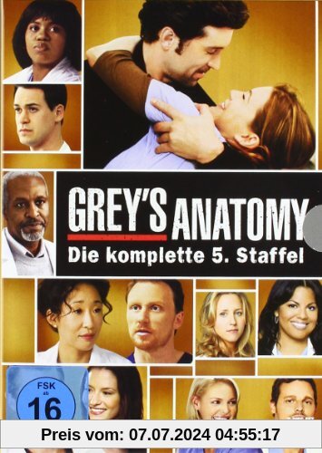 Grey's Anatomy: Die jungen Ärzte - Die komplette 5. Staffel [7 DVDs] von Rob Corn