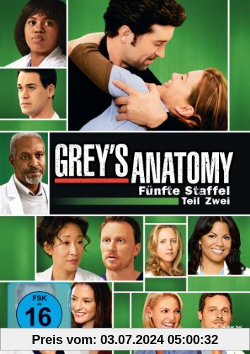 Grey's Anatomy: Die jungen Ärzte - Fünfte Staffel, Teil Zwei [4 DVDs] von Rob Corn