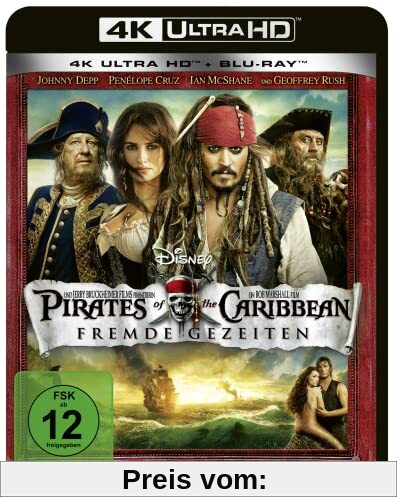 Pirates of the Caribbean 4 - Fremde Gezeiten (4K Ultra HD) (+ Blu-ray 2D) von Rob Marshall