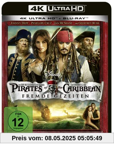 Pirates of the Caribbean 4 - Fremde Gezeiten (4K Ultra HD) (+ Blu-ray 2D) von Rob Marshall
