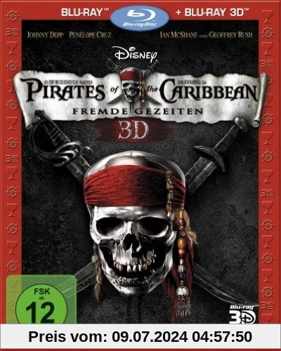 Pirates of the Caribbean - Fremde Gezeiten (+ Blu-ray 3D) [Blu-ray] von Rob Marshall