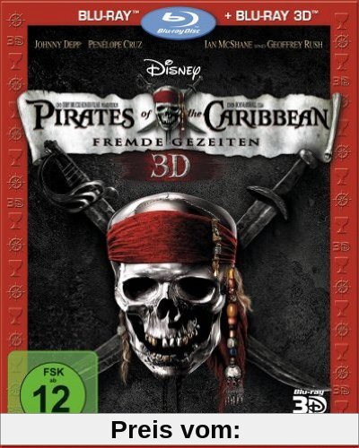 Pirates of the Caribbean - Fremde Gezeiten (+ Blu-ray 3D) [Blu-ray] von Rob Marshall