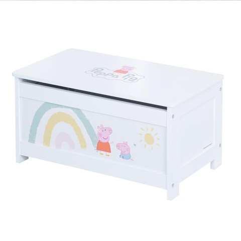 Roba Kids Spielzeugtruhe Klappbare Sitzfläche Peppa Pig Roba Kids Spielzeugtruhe Klappbare Sitzfläche Peppa Pig von Roba