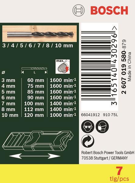 Bosch Mini-X-Line 2607019580 Holzbohrer-Set 7tlg Bosch Mini-X-Line 2607019580 Holzbohrer-Set 7tlg von Robert Bosch Power Tools GmbH