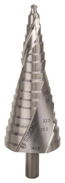Bosch Stufenbohrer HSS 2608587427 f.M10-M40 10mm 125,5mm 16 Stufen Bosch Stufenbohrer HSS 2608587427 f.M10-M40 10mm 125,5mm 16 Stufen von Robert Bosch Power Tools GmbH