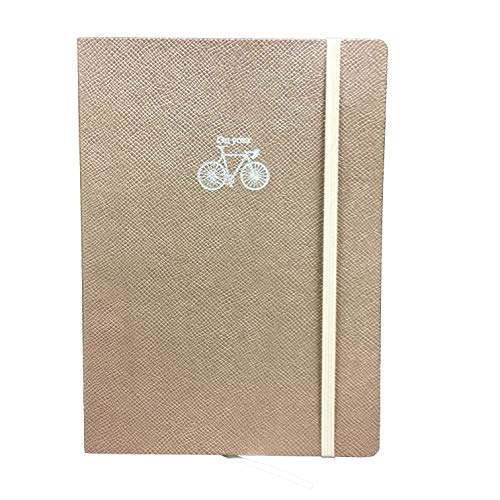 A5 Flexi Tournal-/elastisch – Bike-Motiv Rose Gold von Robert Frederick