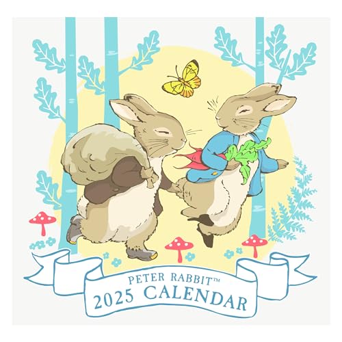 Peter Rabbit Wandkalender 2025, quadratisch von Robert Frederick