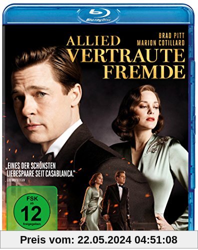Allied - Vertraute Fremde [Blu-ray] von Robert Zemeckis