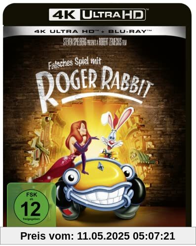 Falsches Spiel mit Roger Rabbit (4K Ultra HD + Blu-ray) von Robert Zemeckis