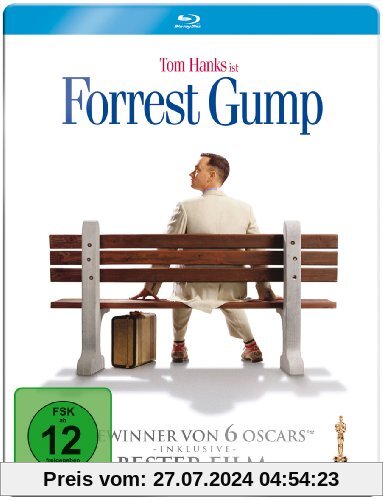 Forrest Gump  (Limitierte Steelbook Edition) [Blu-ray] von Robert Zemeckis