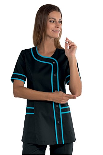 ROBINSON Damen Casacca Brasilia Schwarz/Türkis von Robinson