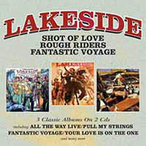 LAKESIDE - SHOT OF LOVE / ROUGH RIDERS / FANTASTIC VOYAGE (2 CD) von Robinsongs