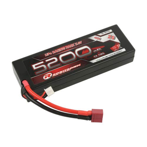 Robitronic LiPo Akku 5200mAh 2S 40C T-Stecker Robitronic LiPo Akku 5200mAh 2S 40C T-Stecker von Robitronic