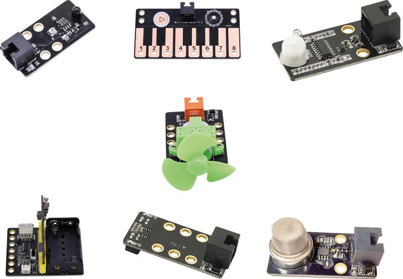 RBQ Q-TRONICS B - Robobloq MINT Sensoren & Aktoren 7-in-1 ''Q-tronics B'' von Robobloq