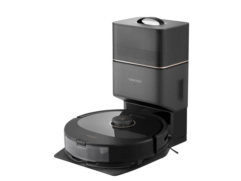 Roborock - Q8 Max+ Robotstaubsauger mit Selbstentleerender Station - Schwarz von Roborock