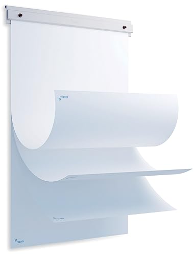 Rocada |20 Blatt 70 g/m² Papierblock-Befestigungssystem | Passend zu den Whiteboards der Rocada Skin-Serie von Rocada