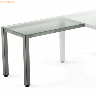 Rocada Anstelltisch Executive BxTxH 100x60x73cm Gestell verchromt Plat von Rocada