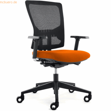 Rocada Bürodrehstuhl mit Armlehnen orange von Rocada