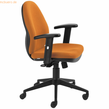 Rocada Bürodrehstuhl mit Armlehnen orange Rocada Bürodrehstuhl mit Armlehnen orange von Rocada