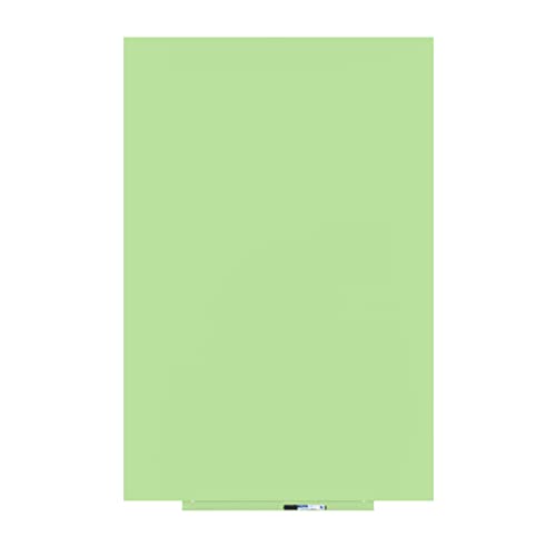 Rocada | Bunte Magnetwand 100 x 150 cm | Wand Tafel Magnetisch, mit Stiftablage und trocken Abwischbar | Magnettafel Rahmenlos | Whiteboard Grün - RAL Farbe 230 von Rocada