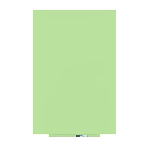 Rocada | Bunte Magnetwand 100 x 150 cm | Wand Tafel Magnetisch, mit Stiftablage und trocken Abwischbar | Magnettafel Rahmenlos | Whiteboard Grün - RAL Farbe 230 von Rocada