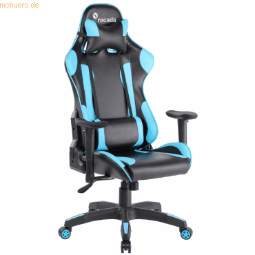 Rocada Gaming-Stuhl Professional blau von Rocada
