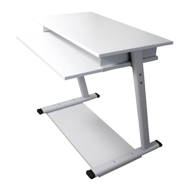 Rocada RD 9100 Computer-Tisch PC-Tisch mit Rollen lichtgrau von Rocada