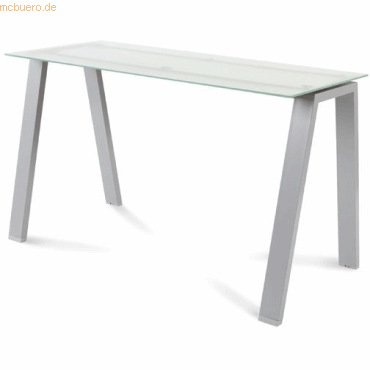 Rocada Schreibtisch Blanca BxTxH 120x60x73cm Gestell grau Platte Glas Rocada Schreibtisch Blanca BxTxH 120x60x73cm Gestell grau Platte Glas von Rocada