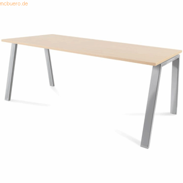 Rocada Schreibtisch Blanca BxTxH 180x80x73cm Gestell verchromt Platte Rocada Schreibtisch Blanca BxTxH 180x80x73cm Gestell verchromt Platte von Rocada